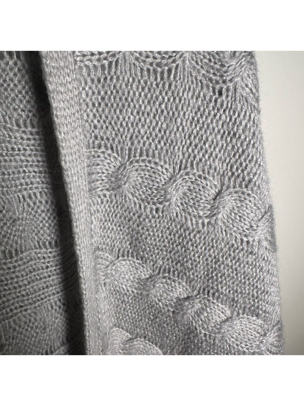 Gray Women's Sweater 1X - Picture 2 of 6